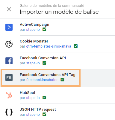 Facebook Conversion API